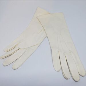 NWOT Vintage Lee Begman White Cotton Gloves